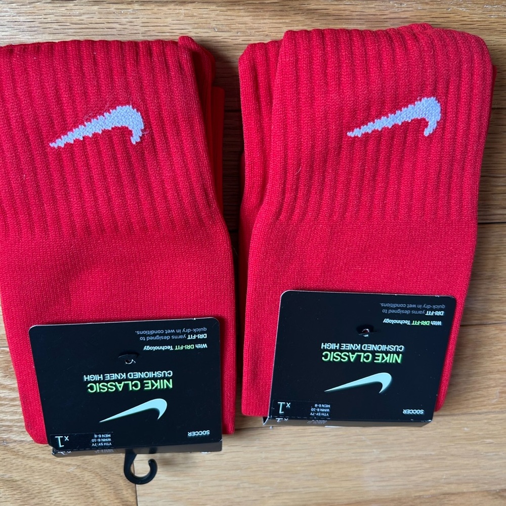 Nike Classic Red Crew Socks